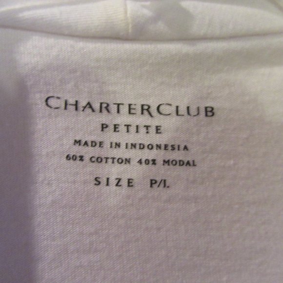 Swing Style Open White Charter Club Sweater Jacket - Picture 3 of 4